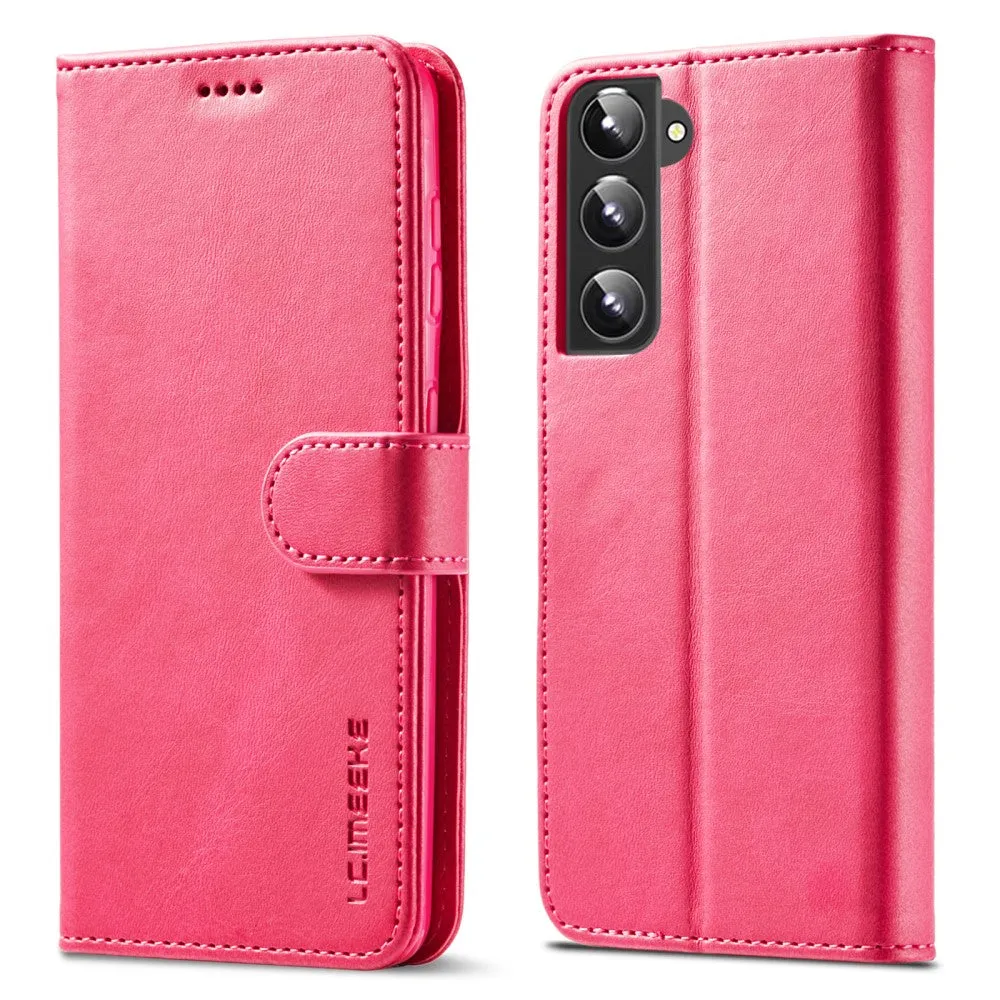 LC.IMEEKE Samsung Galaxy S21 Plus 5G Flip Case - Red