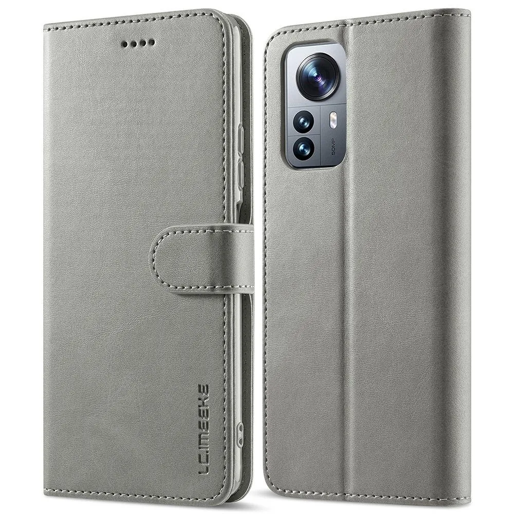 LC.IMEEKE Xiaomi 12X / 12 Flip Case - Grey