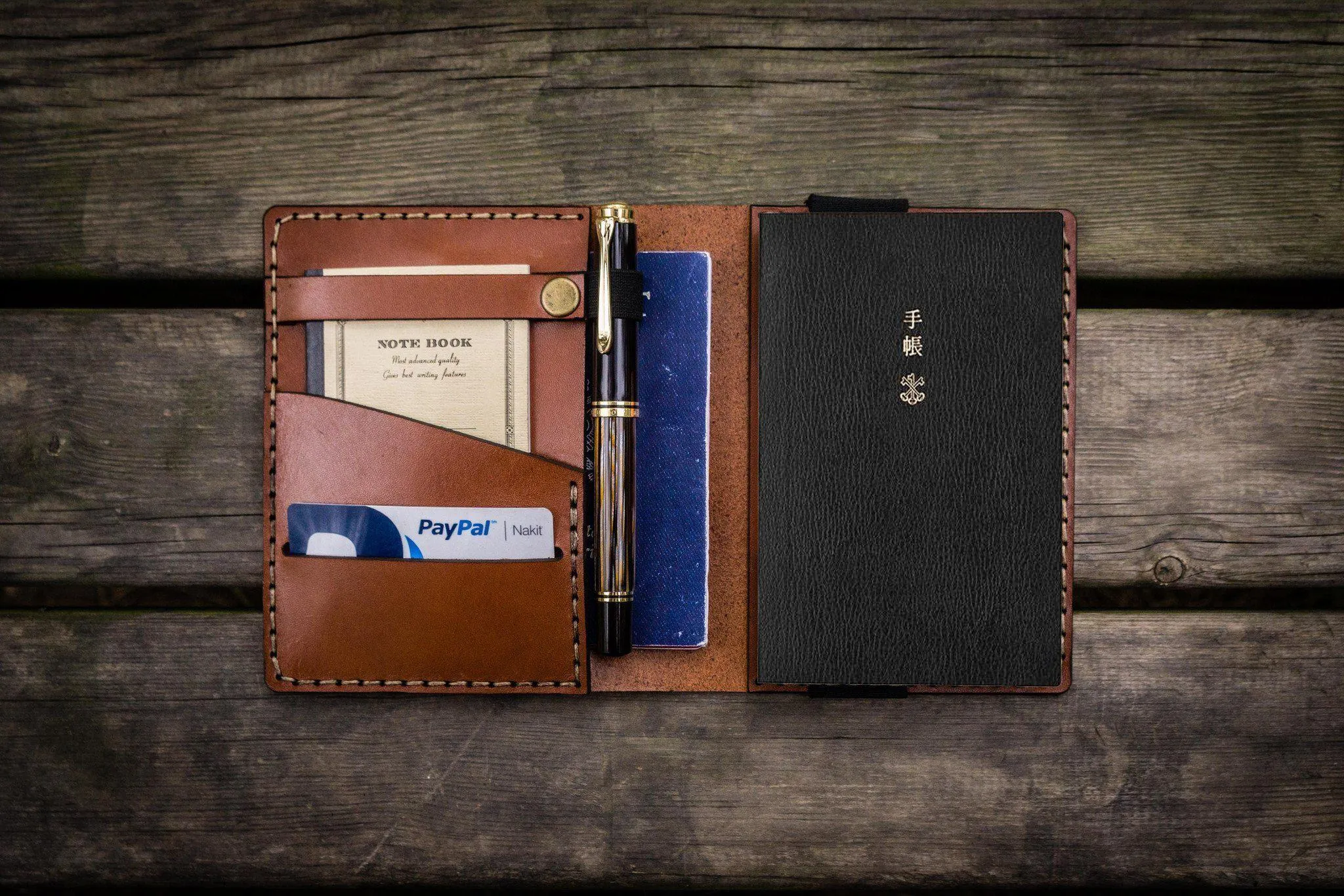 Leather Hobonichi Techo (A6) Planner Cover - Brown