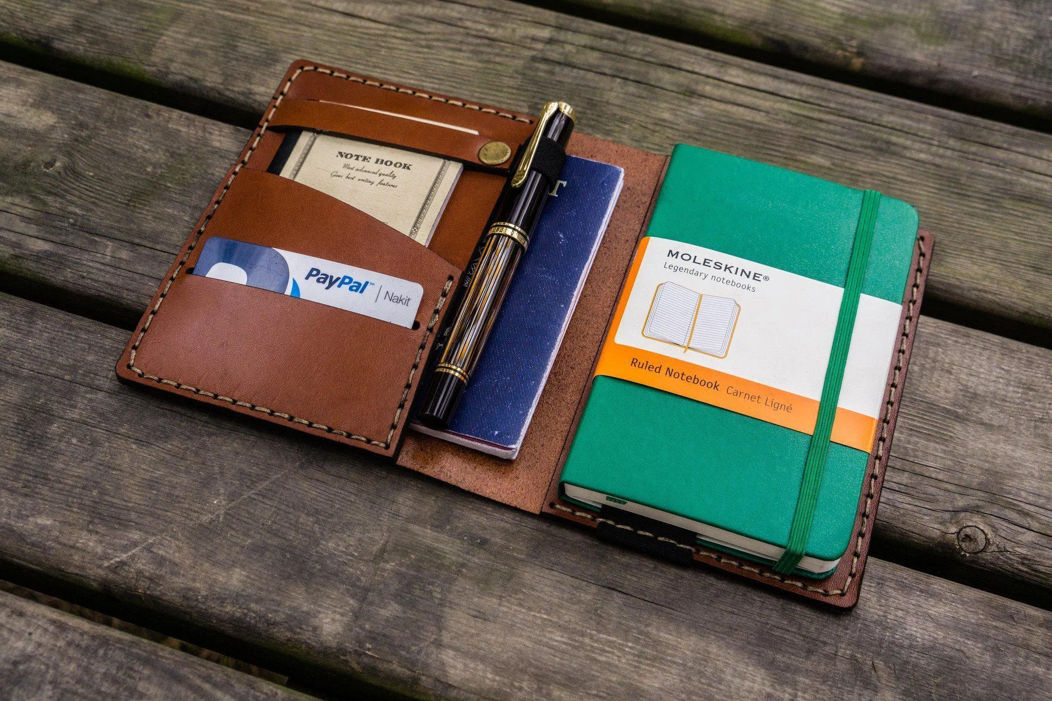 Leather Hobonichi Techo (A6) Planner Cover - Brown