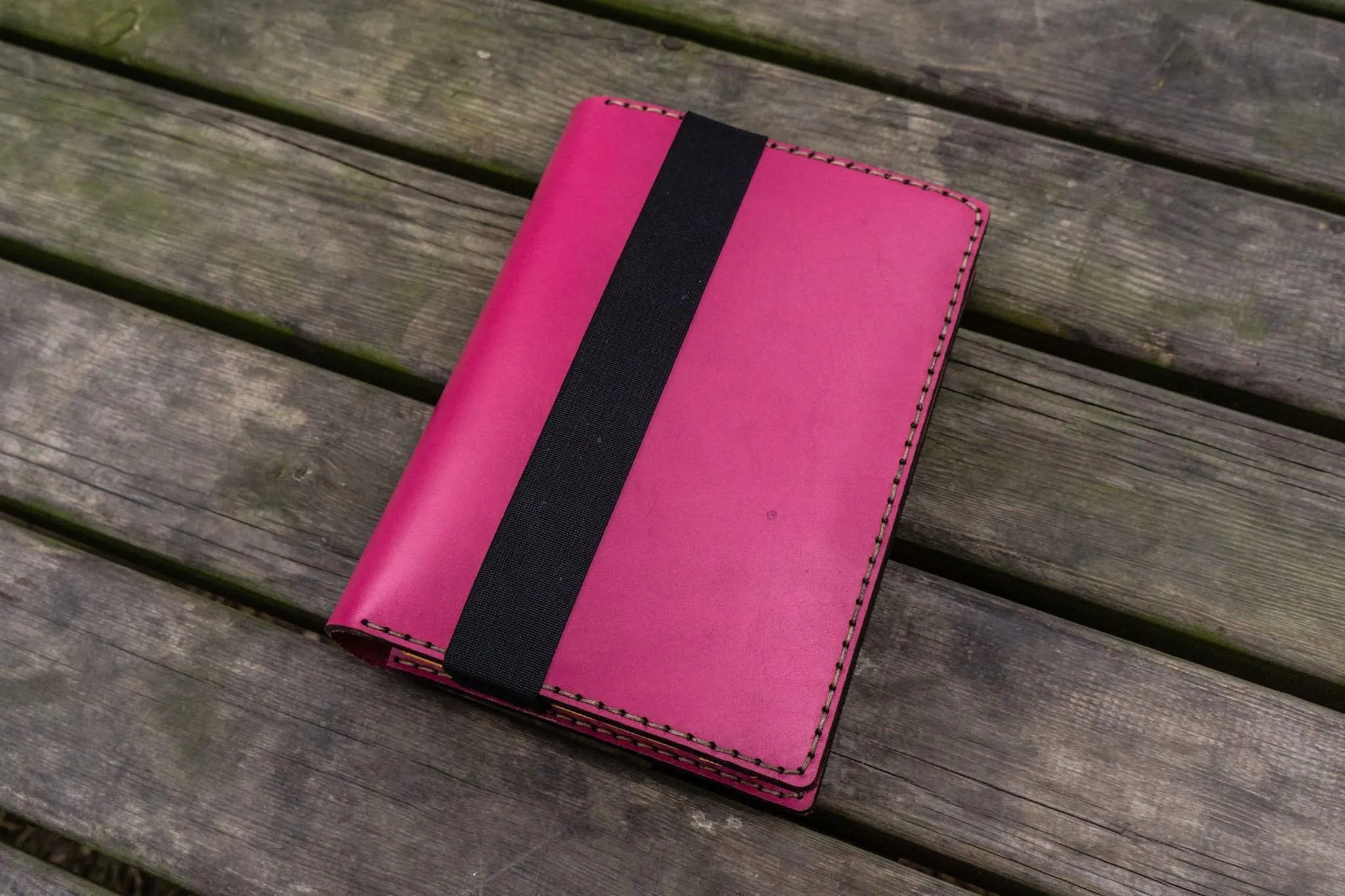 Leather Rhodia A5 Notebook & iPad Mini Cover - Pink