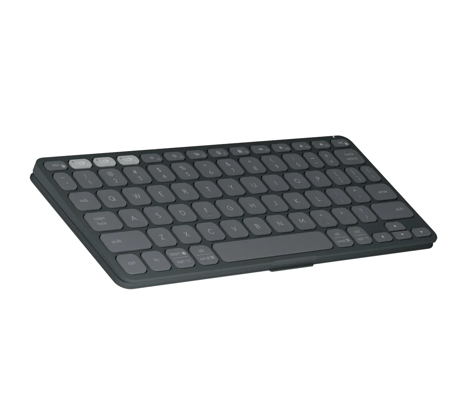 Logitech Keys-to-Go 2 Portable Bluetooth Keyboard for Tablet with Built-in Cover, Slim and Compact Wireless Keyboard for Windows, Android, Linux, iPad, iPhone, Mac, Apple TV