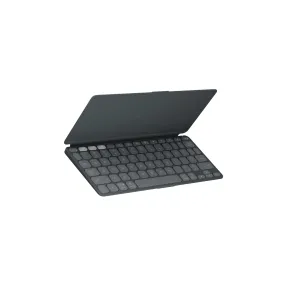 Logitech Keys-to-Go 2 Portable Bluetooth Keyboard for Tablet with Built-in Cover, Slim and Compact Wireless Keyboard for Windows, Android, Linux, iPad, iPhone, Mac, Apple TV