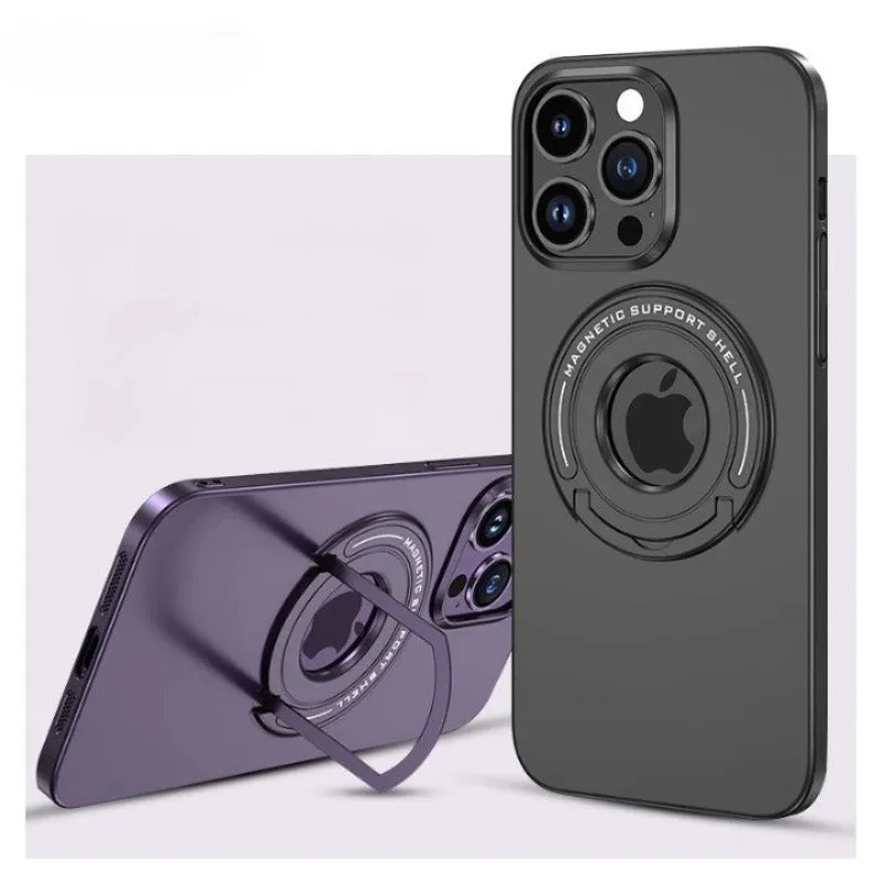 Luxury Magnetic Phone Case With Hide Stand For IPhone