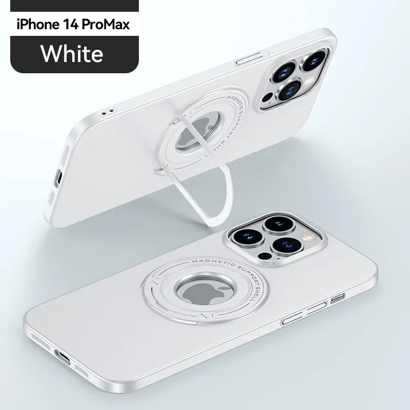 Luxury Magnetic Phone Case With Hide Stand For IPhone