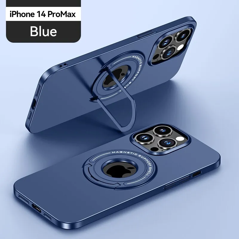 Luxury Magnetic Phone Case With Hide Stand For IPhone