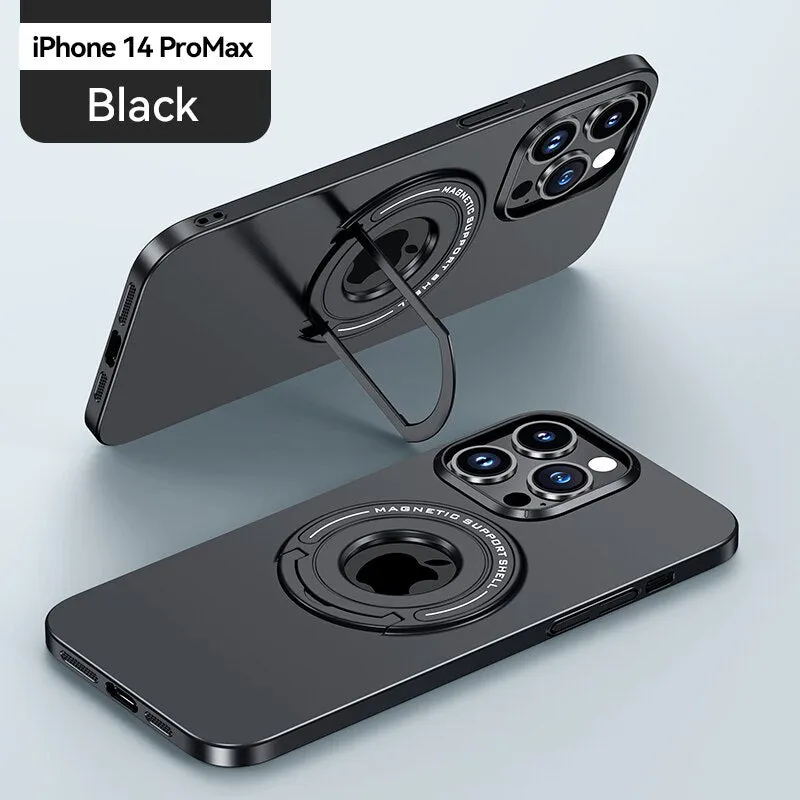 Luxury Magnetic Phone Case With Hide Stand For IPhone