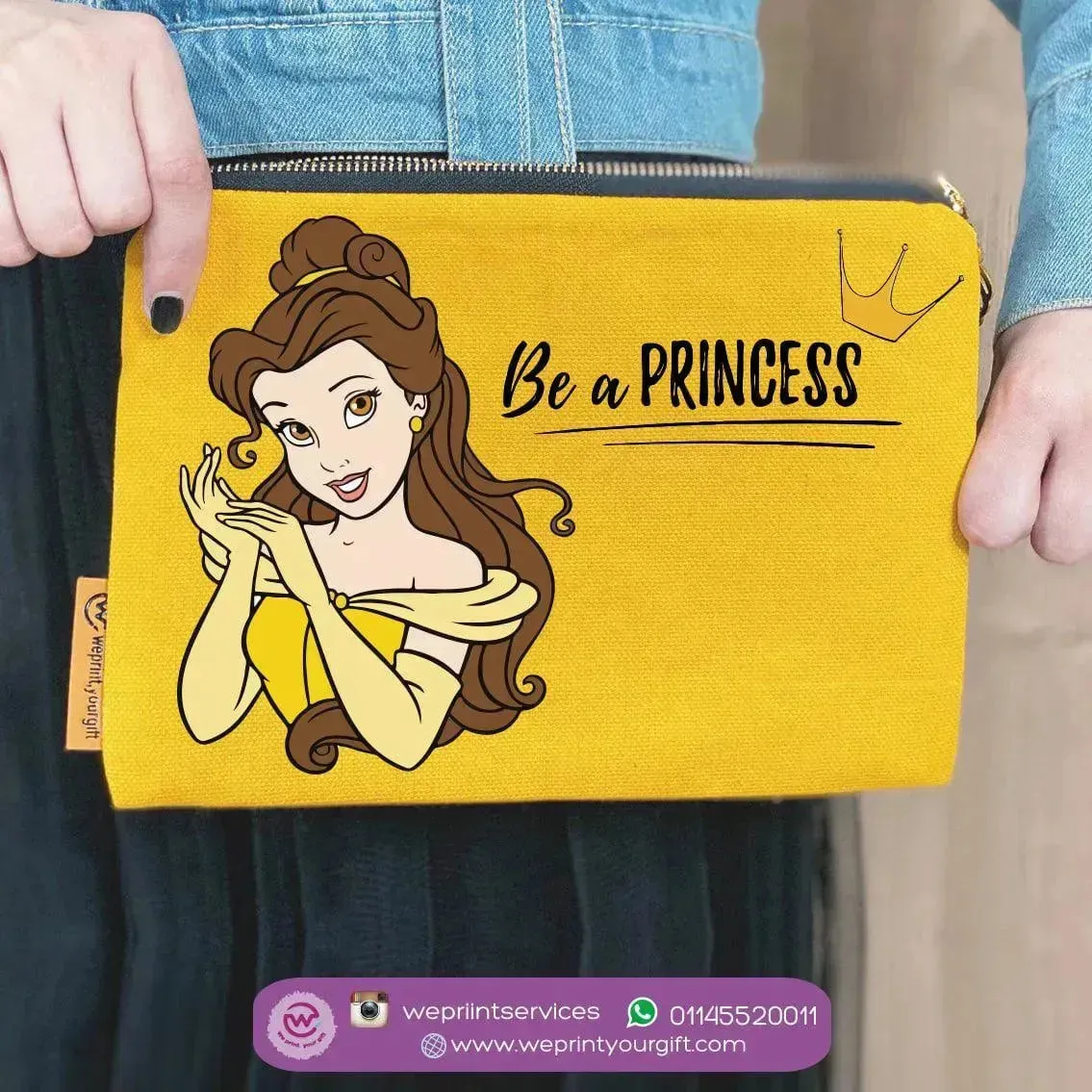 Makeup & Pencil Case-- Beauty and the Beast