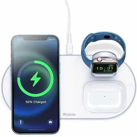 Mcdodo Wireless Charger 3IN1 Magnetic 15Watts, White