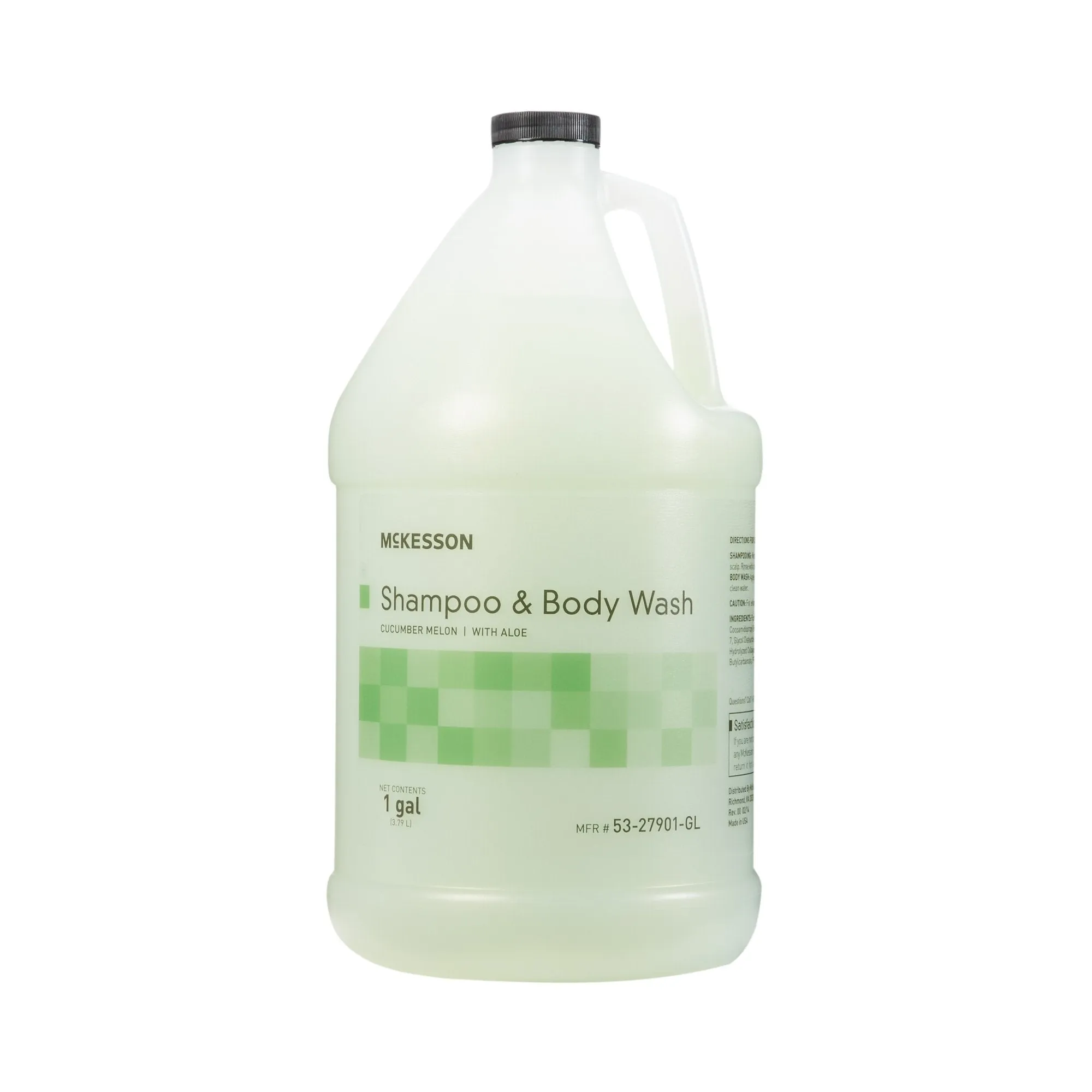 McKesson 2 in 1 Shampoo and Body Wash, Cucumber Melon Scent, 1 Gallon Jug