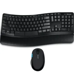 Microsoft Sculpt Comfort Ergonomic Bluetooth Keyboard Mouse Wireless Bundle Combo Set