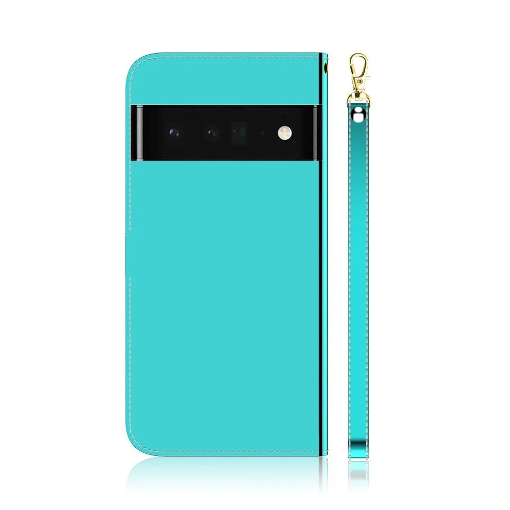 Mirror Google Pixel 6 flip case - Cyan