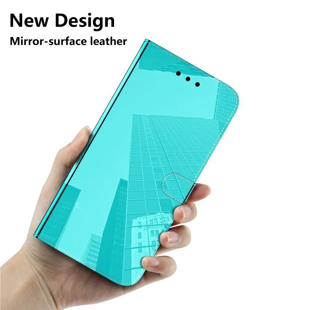 Mirror Google Pixel 6 flip case - Cyan