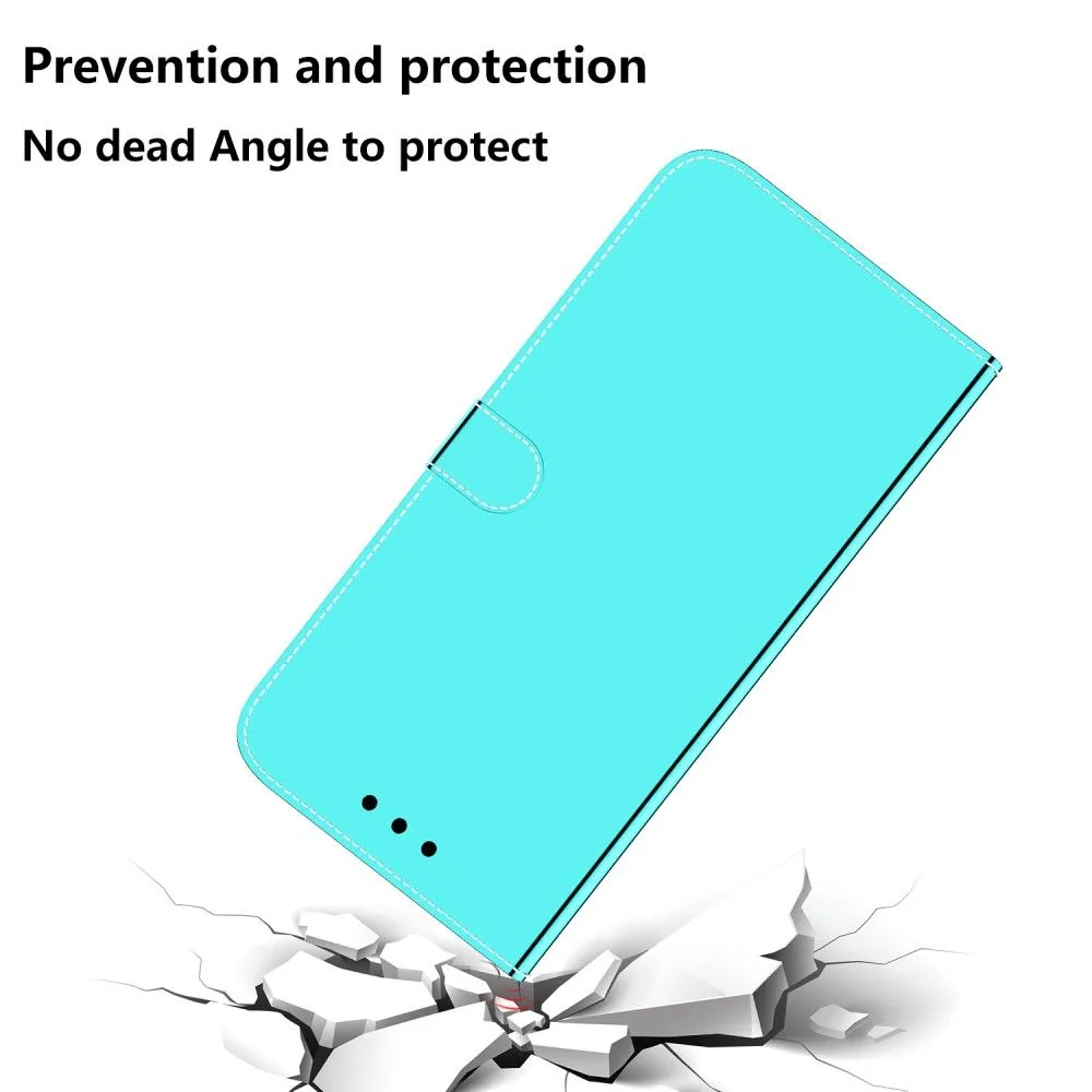 Mirror Google Pixel 6 flip case - Cyan