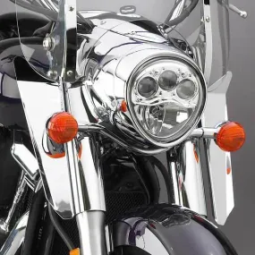 National Cycle N76603 Switchblade Chrome Lower Deflectors for Kawasaki VN2000A Vulcan