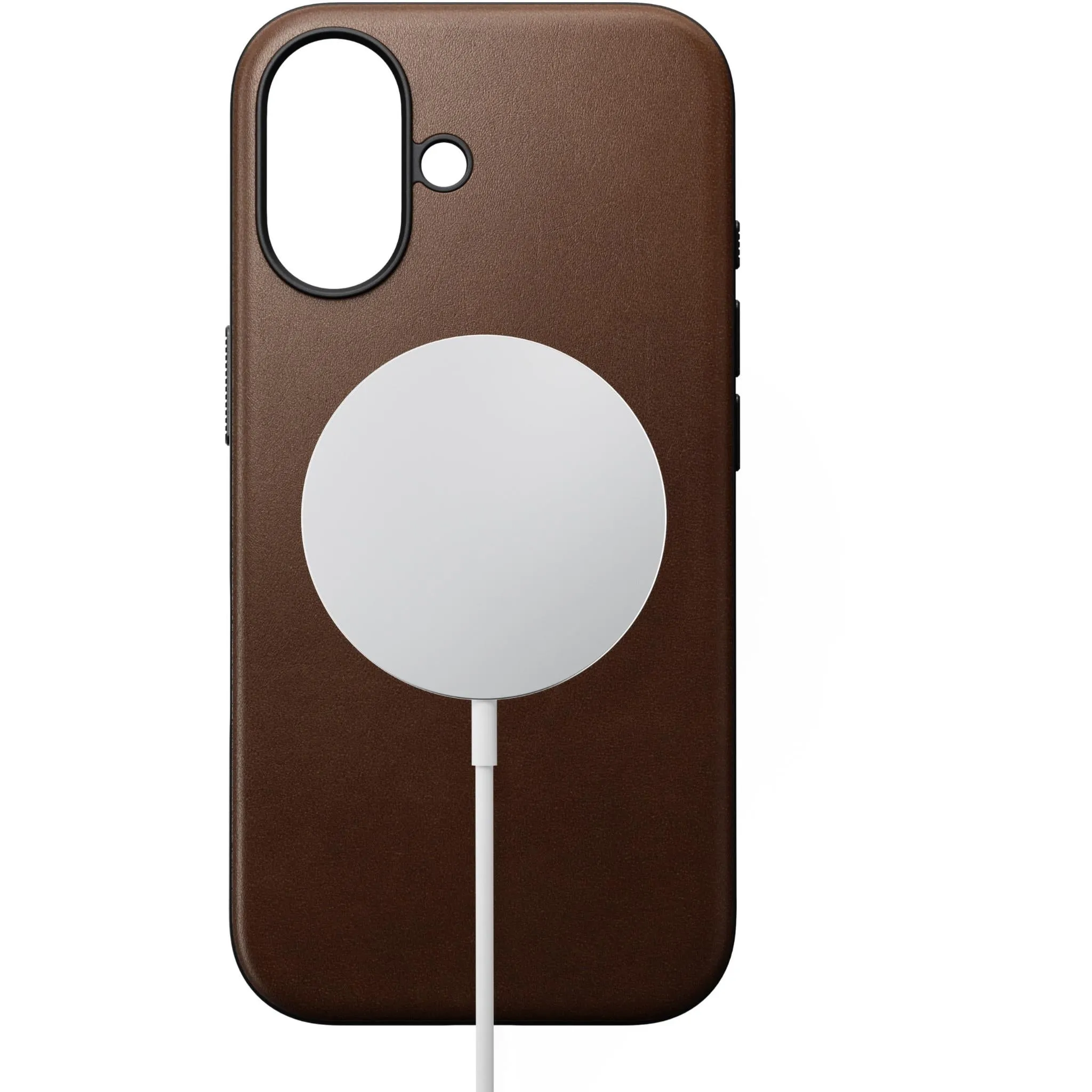 NOMAD Leather Case for iPhone 16 (Brown)