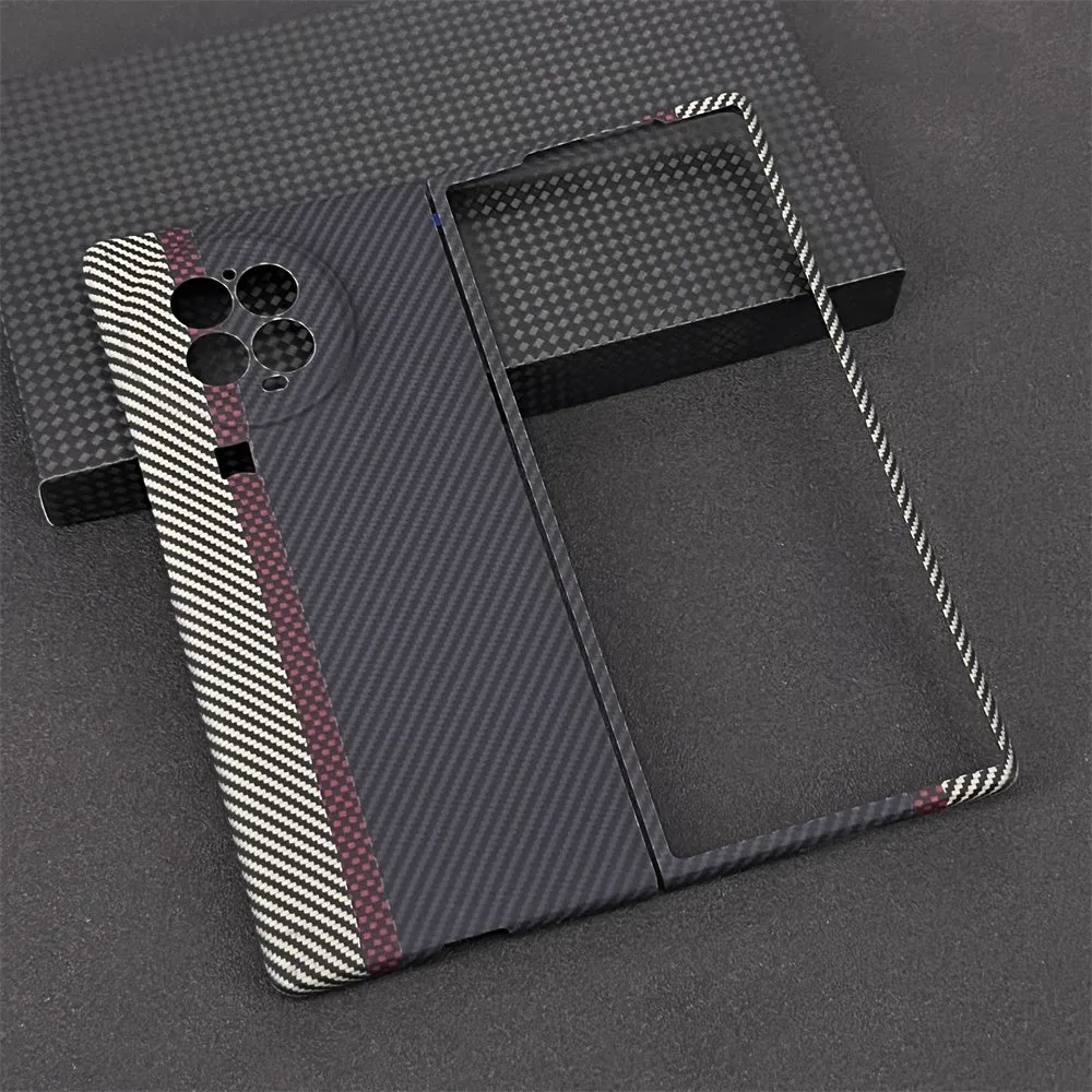 Oatsbasf Luxury Pure Carbon Fiber Case for vivo Foldable Smartphones