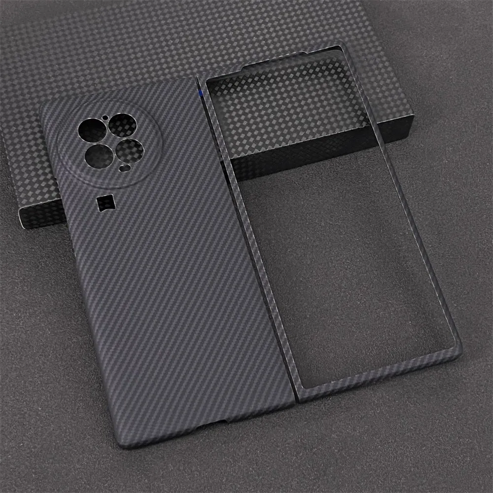 Oatsbasf Luxury Pure Carbon Fiber Case for vivo Foldable Smartphones