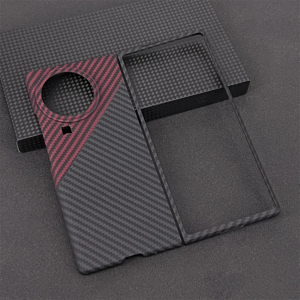 Oatsbasf Luxury Pure Carbon Fiber Case for vivo Foldable Smartphones