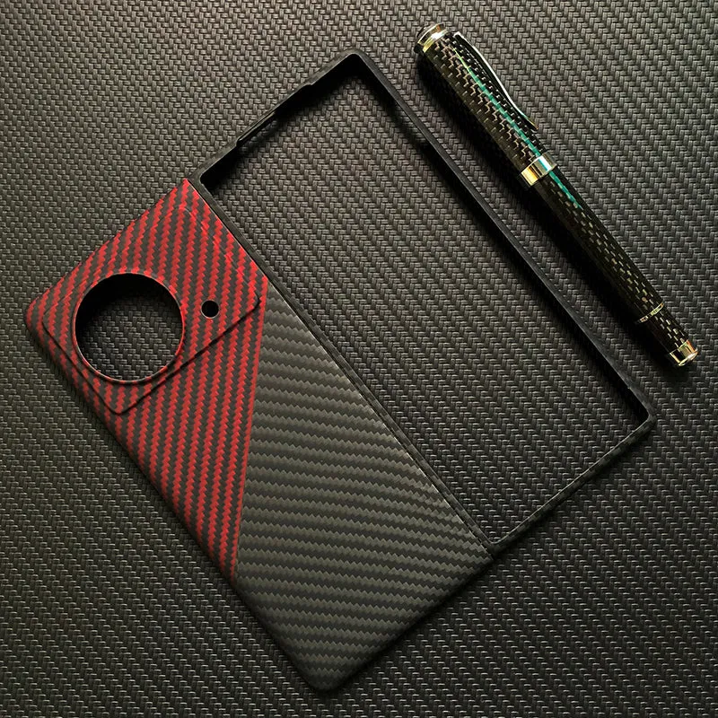 Oatsbasf Luxury Pure Carbon Fiber Case for vivo Foldable Smartphones