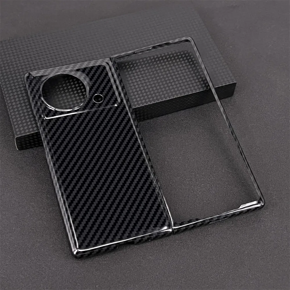 Oatsbasf Luxury Pure Carbon Fiber Case for vivo Foldable Smartphones