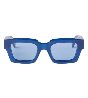 OFF White Virgil Unisex Blue Square Sunglasses