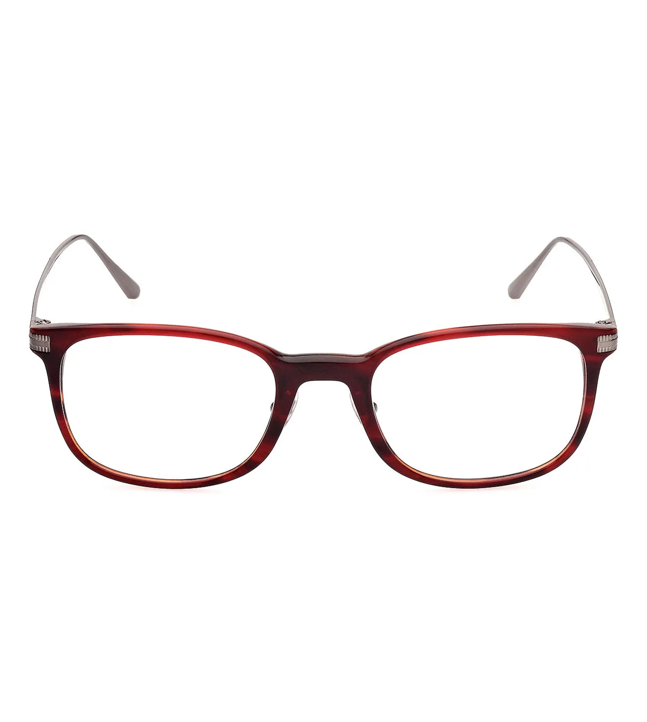 Omega Men's Black Rectangular Optical Frame