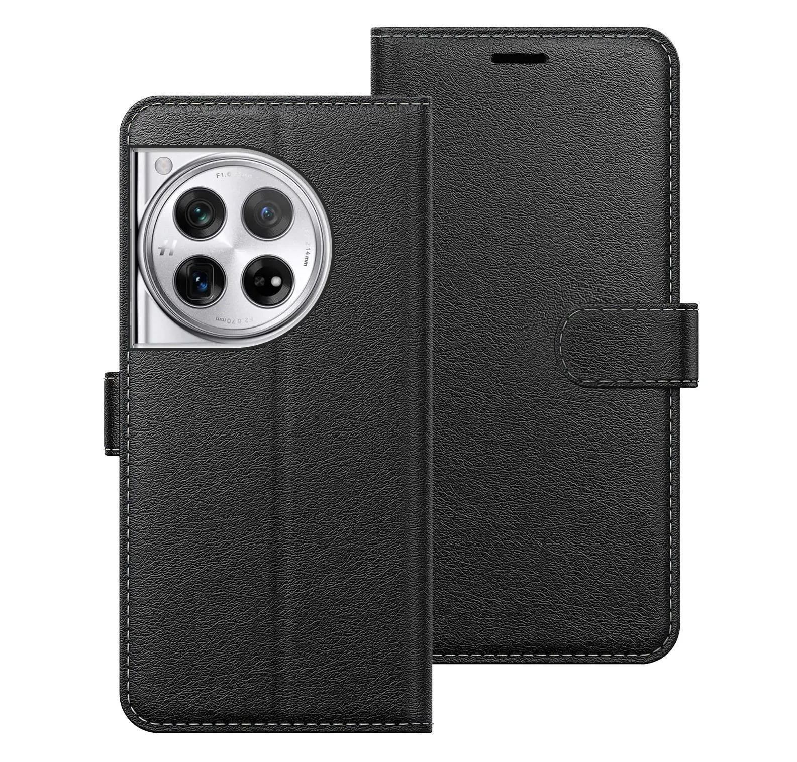 OnePlus 12 Case Cover Flip Folio Leather Wallet Credit Card Slot