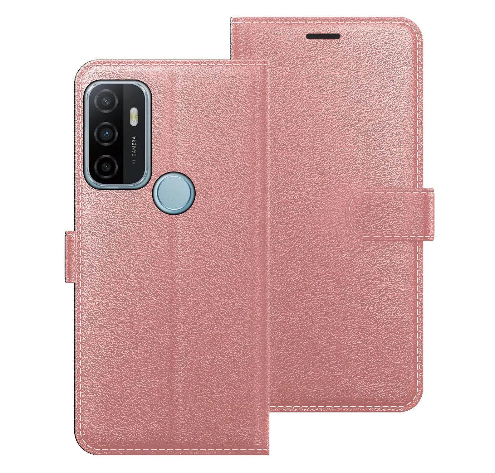 Oppo A53 (2020) Flip Folio Book Wallet Case