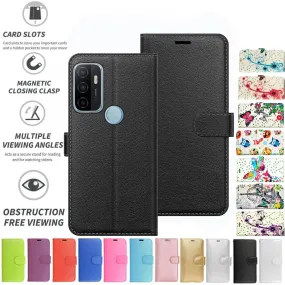 Oppo A53 (2020) Flip Folio Book Wallet Case