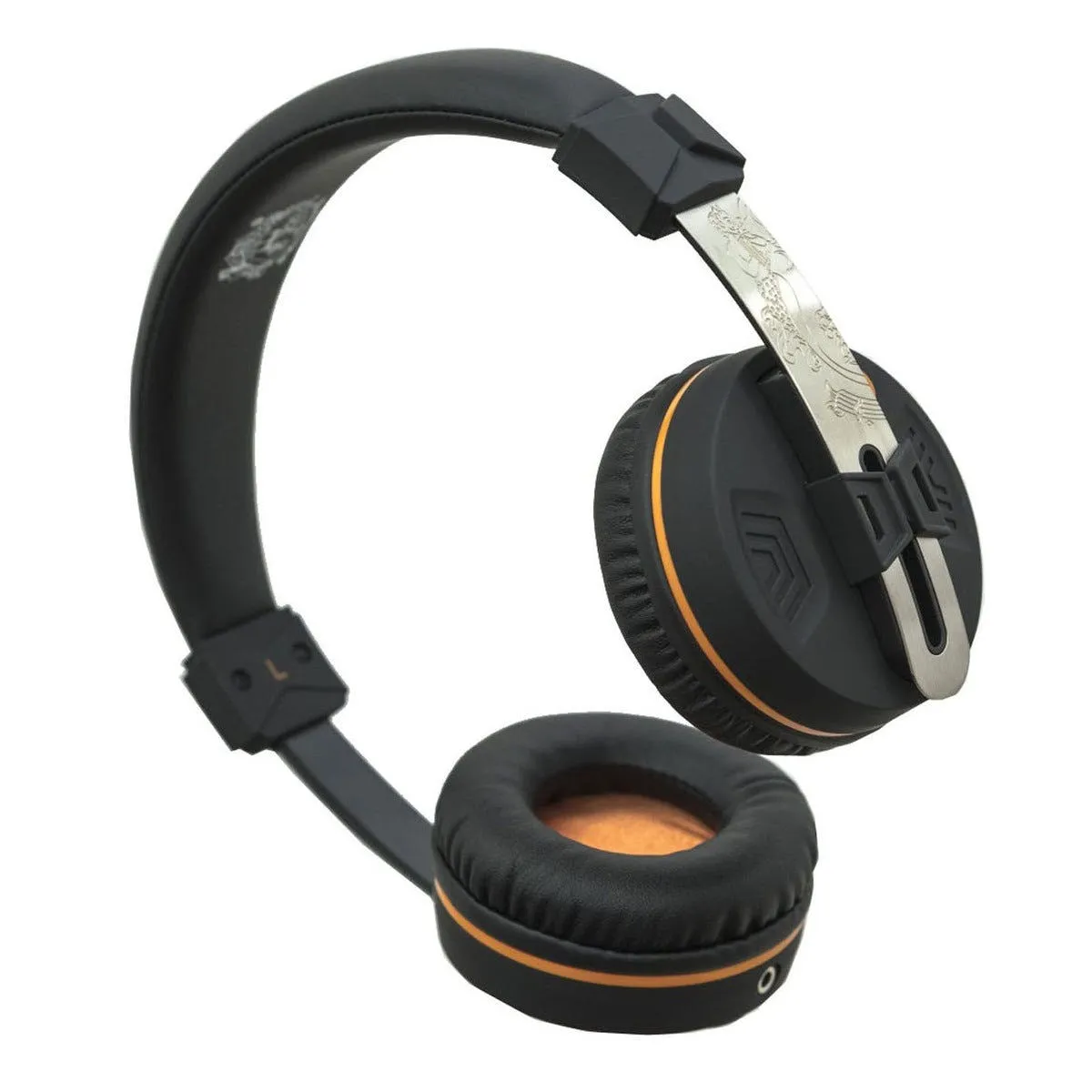 Orange Amplifiers O EDITION Closed-Back Headphones with 40mm Drivers, Mic, Remote Control, 2 3.5mm Audio Jack Cables