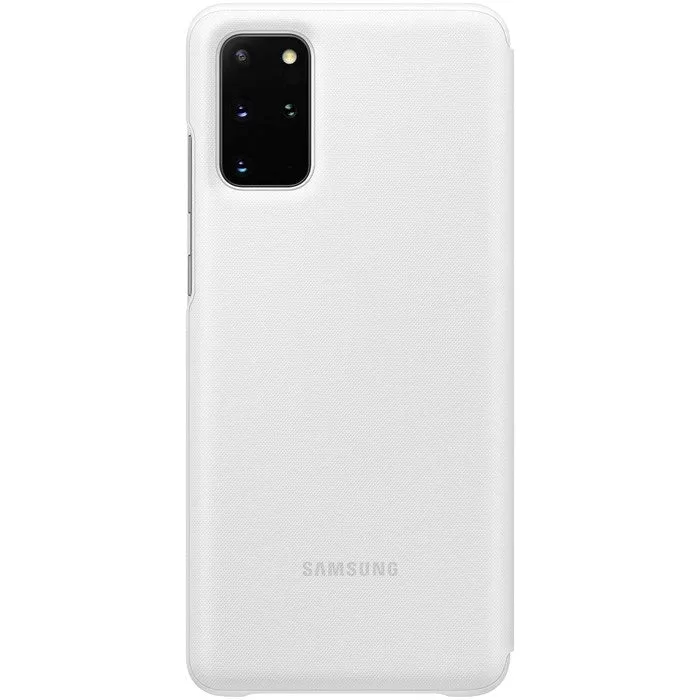 Original Samsung Galaxy S20  (Plus) LED View Cover m. Pung - EF-NG985PW - Hvid