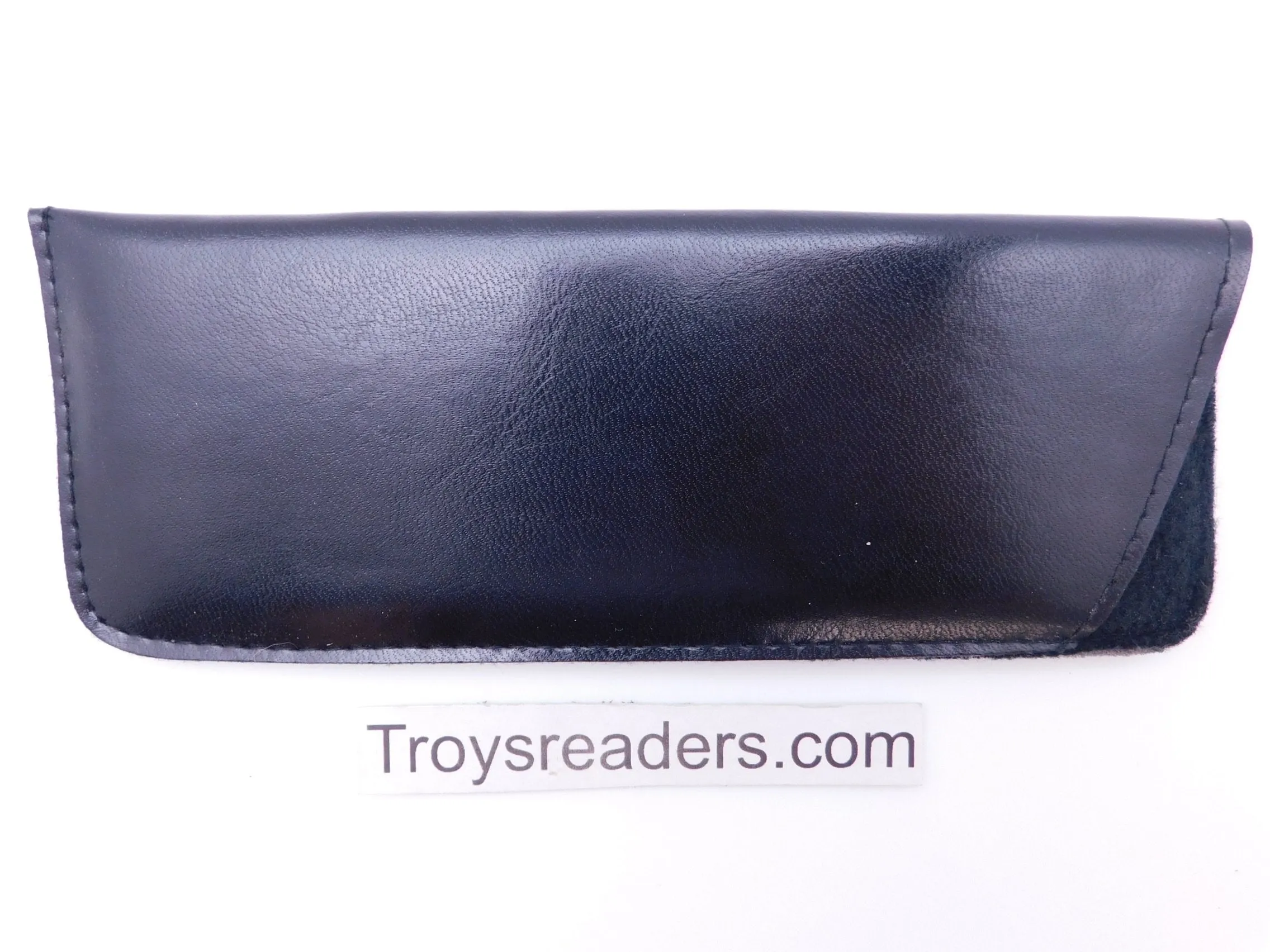 Padded Faux Leather Glasses Sleeve/Pouch in Two Colors