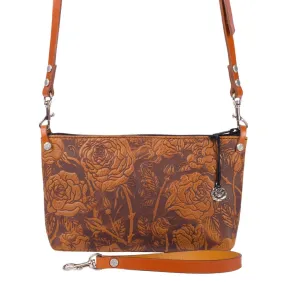 Paula Crossbody / Wristlet, Wild Rose Adventure