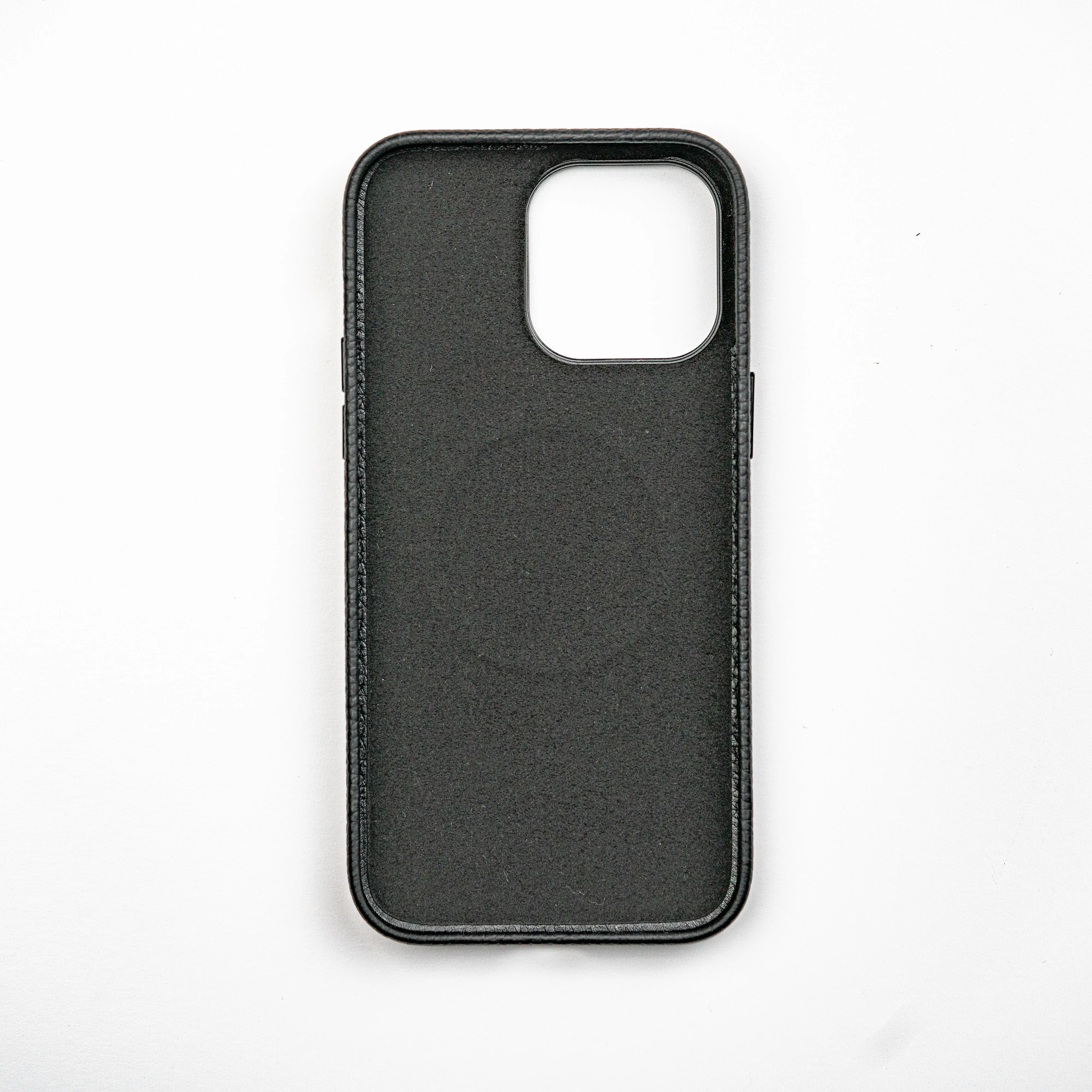 Pebble Leather iPhone 15 Pro Case