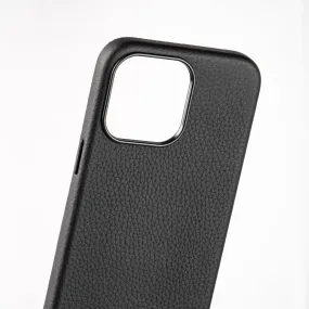 Pebble Leather iPhone 15 Pro Case