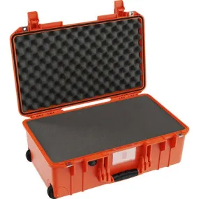 Pelican 1535AirWF Wheeled Carry-On Hard Case with Foam Insert (Orange)