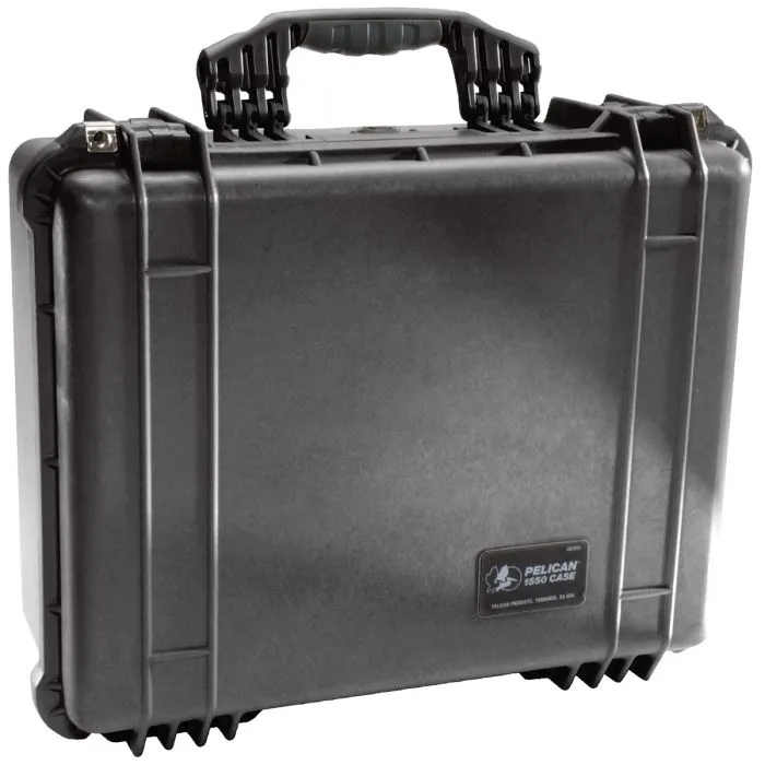 Pelican 1550-000-110 Protector Camera Case With Foam, Black, 1 Each