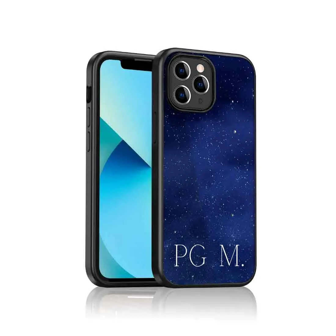 Personalized iPhone 11 Pro Cover Mobile Back Case with Name - Starry Night