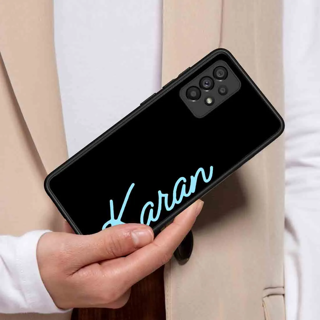 Personalized Samsung A53 Phone Cases With Name Designer Mobile Covers - Neon