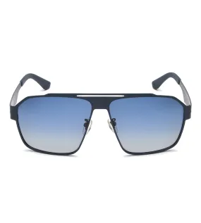 Police Men's Blue Square Sunglasses