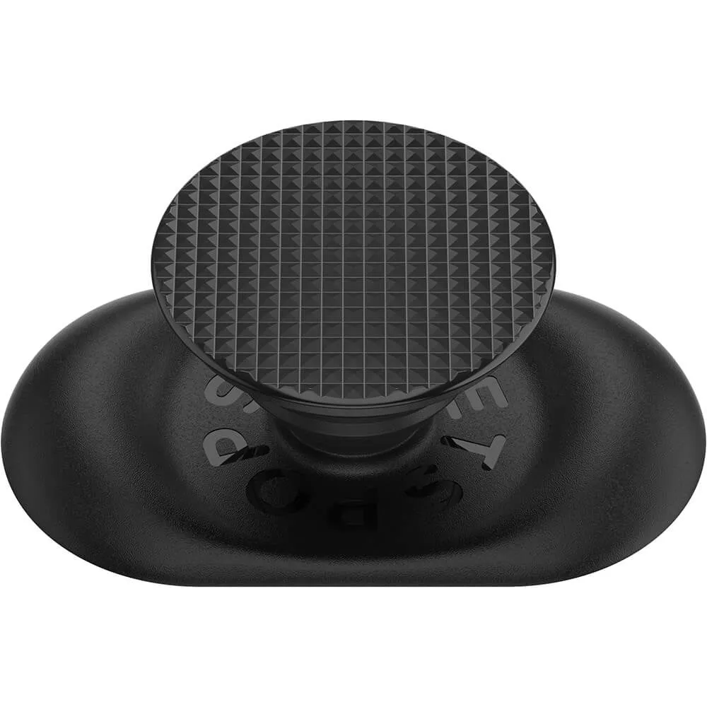 POPSOCKETS Pocketable Knurled Black Aftageligt Greb m. Standerfunktion