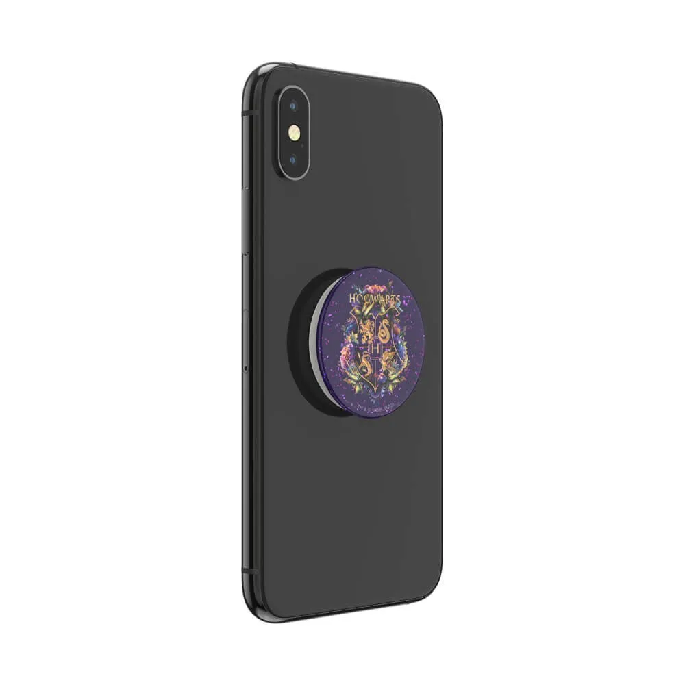 POPSOCKETS PopGrip Glitter Hogwarts Floral Aftageligt Greb m. Standerfunktion