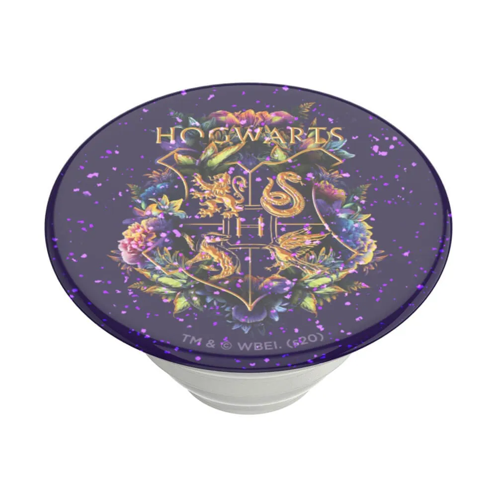 POPSOCKETS PopGrip Glitter Hogwarts Floral Aftageligt Greb m. Standerfunktion