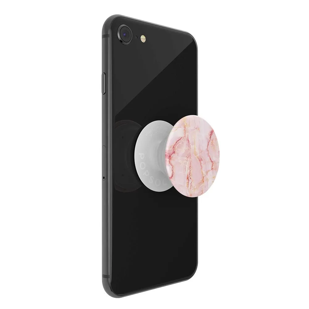 POPSOCKETS PopGrip Rose Marble Aftageligt Greb m. Standerfunktion