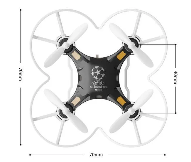 Professional micro Pocket Drone 4CH 6Axis Gyro mini quadcopter With Switchable Controller RTF RC helicopter Toys