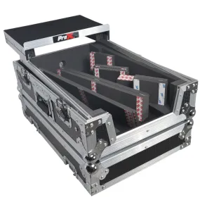 ProX XS-M11LT ATA Flight Style Universal Road Case with Sliding Laptop Shelf for Pioneer DJM S11 RANE SEVENTY 70  SEVENTY 72 MK2