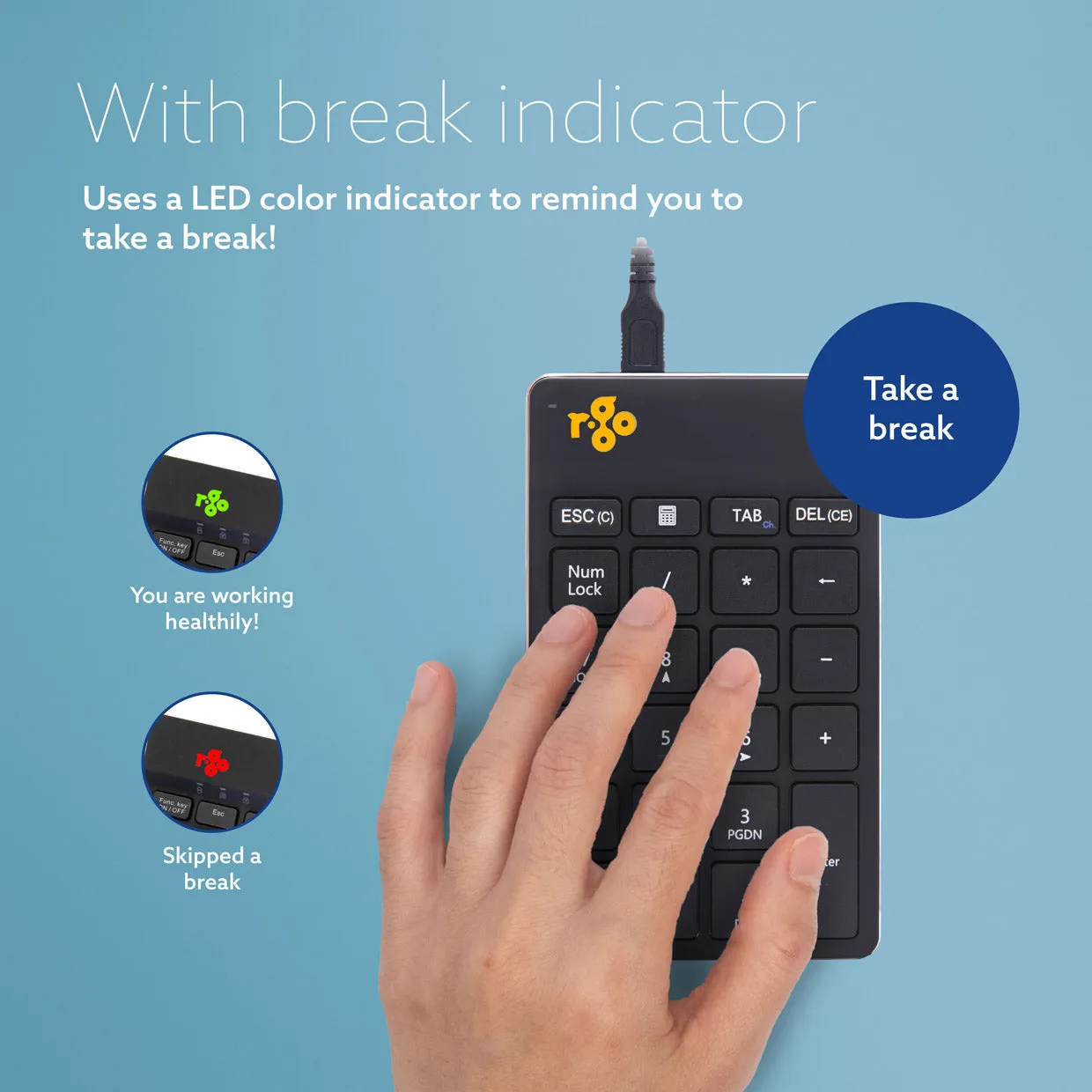 R-Go Numpad Break Keypad