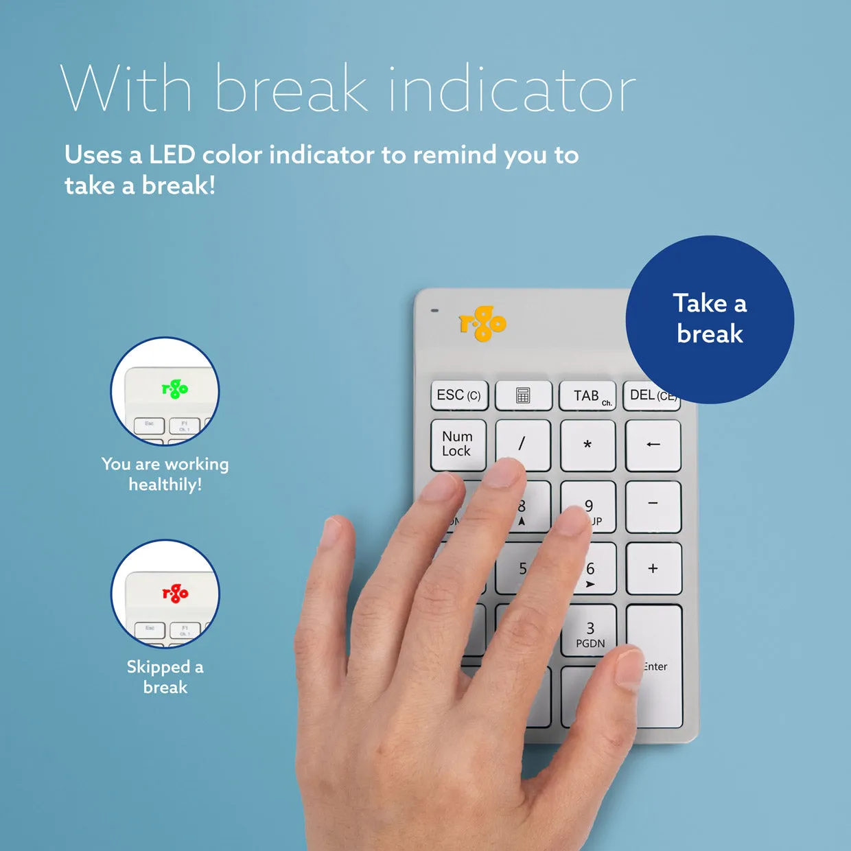 R-Go Numpad Break Keypad