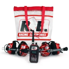 Racing Electronics RE3000 Deluxe GEMINI 5 Intercom System - 2 Person